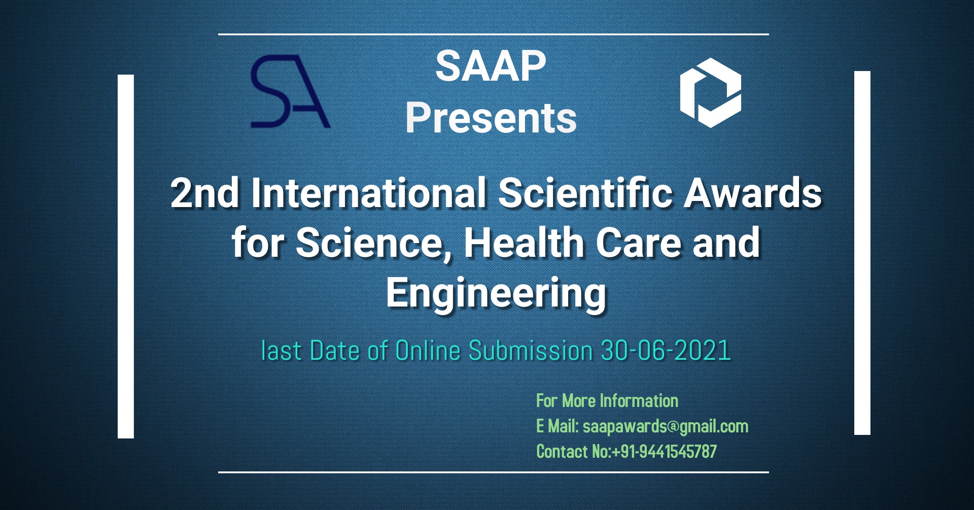 2nd  International Scientific Awards for Science, Health Care