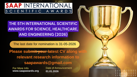 The 5th International Scientific Awards for Science, Healthcare, and Engineering (2026)